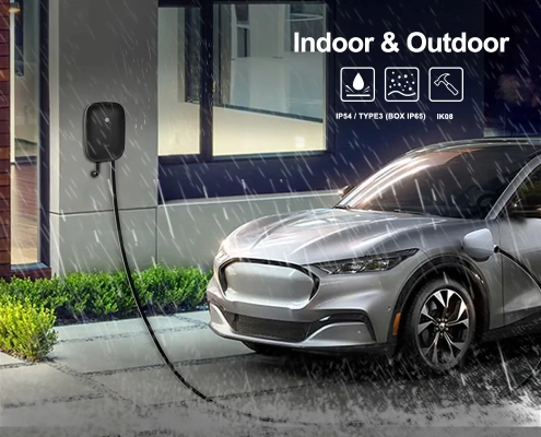 Joint EVC11 NA Level 2 AC charger can be installed indoors and outdoors