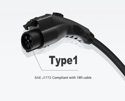 The Joint EVC15 with Type 1 charging connector