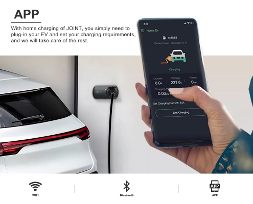 The Joint EVC38 home AC charger can be connected by users using OCPP1.6j.