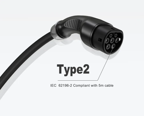 The Joint EVD2 dual Mode 3 charger with Type 2 charging connector