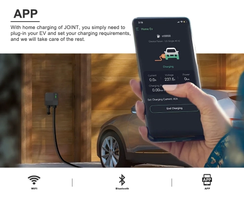 Users can connect the Joint EVC27 EU residential AC charger by OCPP1.6j.