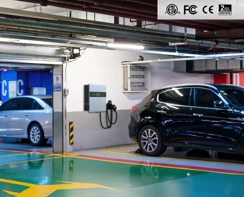 the EVD100 is a DC fast EV charger