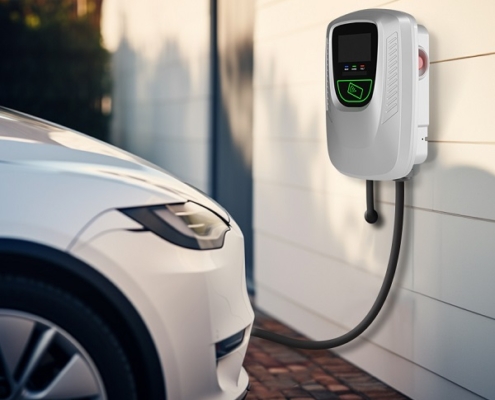 The EVC10 smart commercial EV charger with ISO15118.